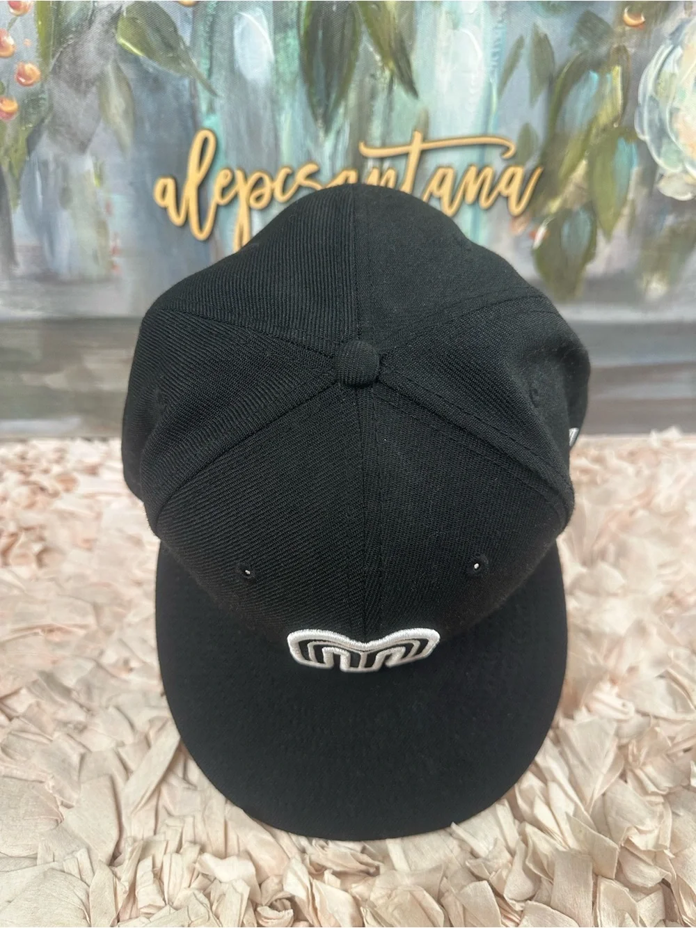 New Era 59FIFTY México Fitted Hat Black White Logo | Size 7 3/4 | NWOT